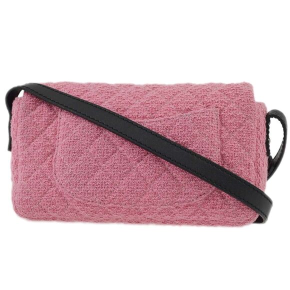 Chanel Pink Tweed Mademoiselle Lock #124883C28B - Picture 2 of 10